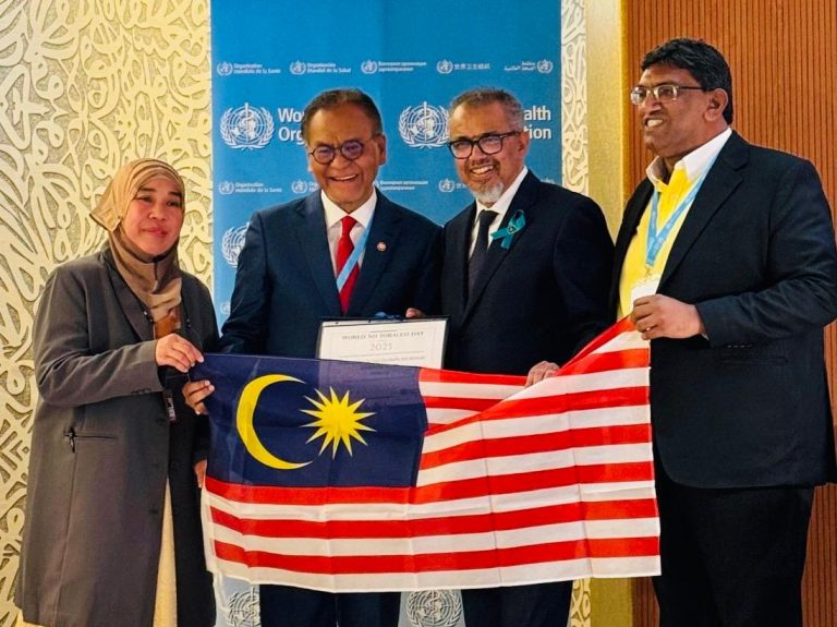 Malaysian Trio Win World Health Organization’s World No Tobacco Day Award 2025