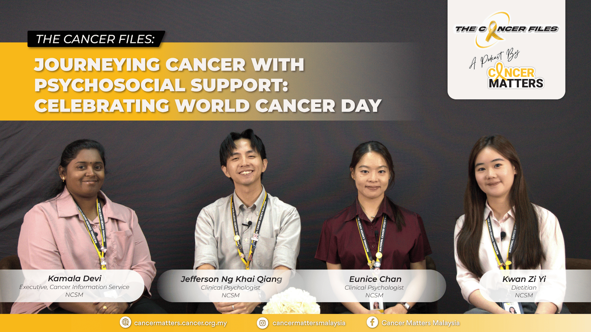 Journeying Cancer with Psychosocial Support: Celebrating World Cancer Day